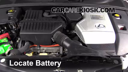 lexus hybrid battery jump start